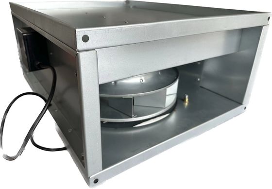 Durable Ec Rectangular Duct Fan For Logistics Warehouse Air Renewal Ventilation